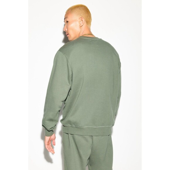 Spiritual Gangster Men’s Classic Crewneck Sweatshirt Vintage Army Green M New! - Picture 2 of 6